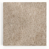 Large Abstract Wall Decor – Neutral Dot Texture on Earthy Brown Base