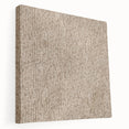 Large Abstract Wall Decor – Neutral Dot Texture on Earthy Brown Base
