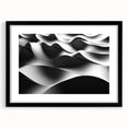 Modern Monochrome Abstract Wall Art – Bold Black and White Waves
