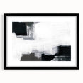 Earthen Harmony Abstracts - Black and White Wall Art