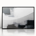 Earthen Harmony Abstracts - Black and White Wall Art