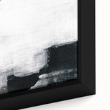 Earthen Harmony Abstracts - Black and White Wall Art