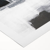 Earthen Harmony Abstracts - Black and White Wall Art