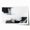 Earthen Harmony Abstracts - Black and White Wall Art
