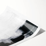 Earthen Harmony Abstracts - Black and White Wall Art
