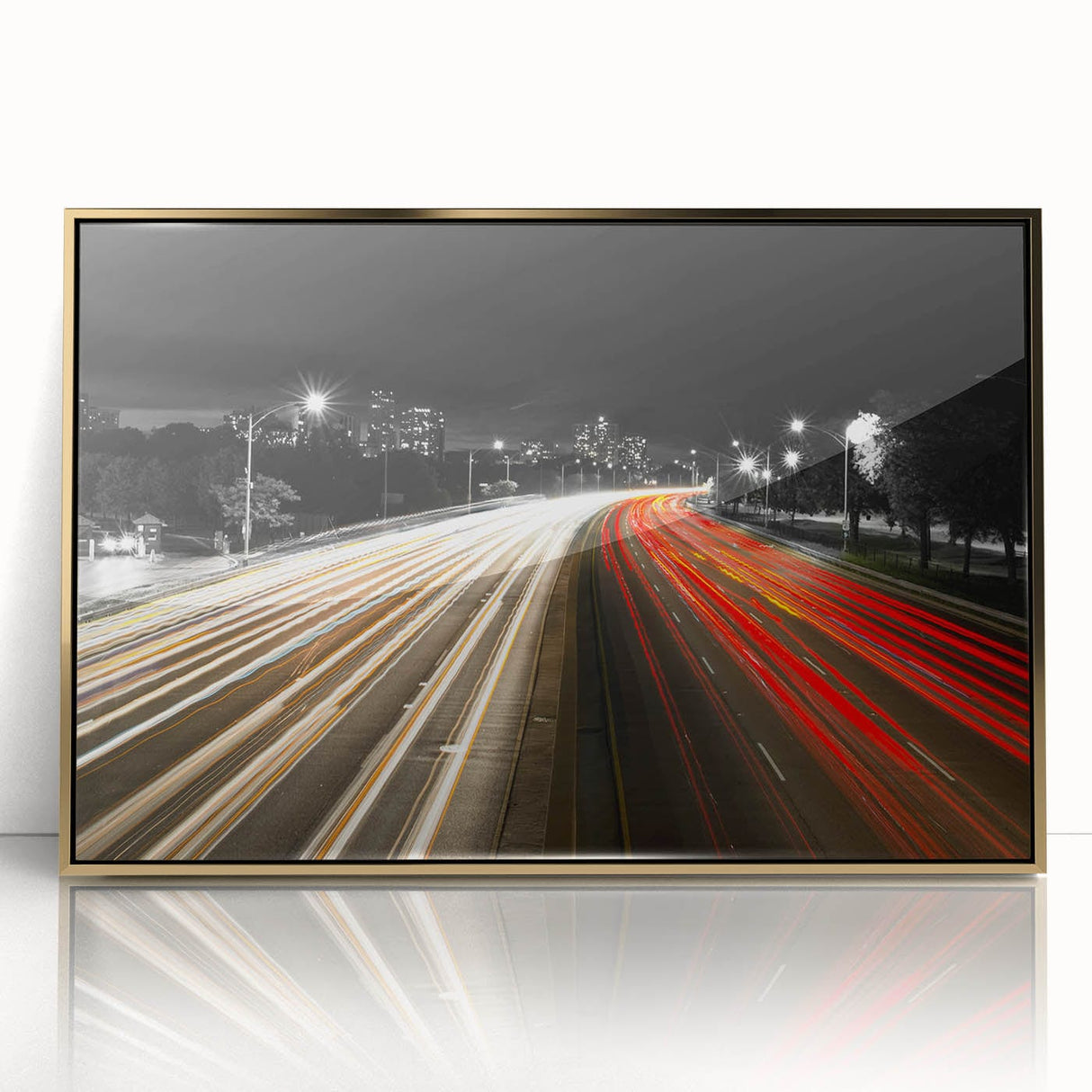Fine Art Photography Wall Art – Urban Light Trail Motion