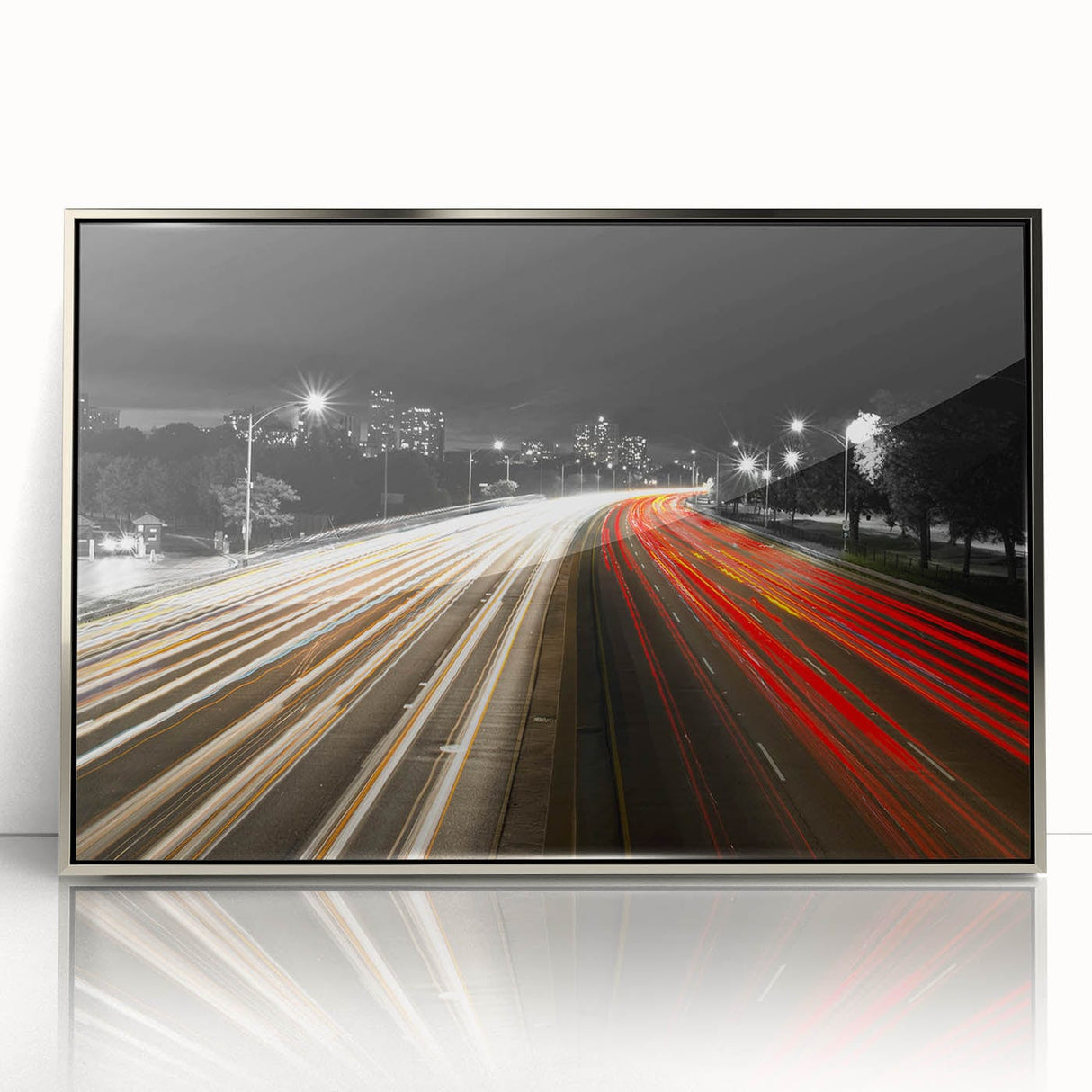 Fine Art Photography Wall Art – Urban Light Trail Motion
