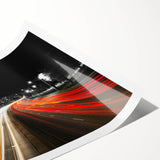 Fine Art Photography Wall Art – Urban Light Trail Motion