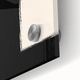 Minimalist Black and White Abstract Wall Art - Modern Canvas Print