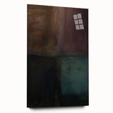 Contemporary Abstract Art – Dark Tones Moody Modern Wall Art