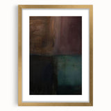 Contemporary Abstract Art – Dark Tones Moody Modern Wall Art