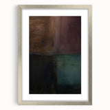 Contemporary Abstract Art – Dark Tones Moody Modern Wall Art