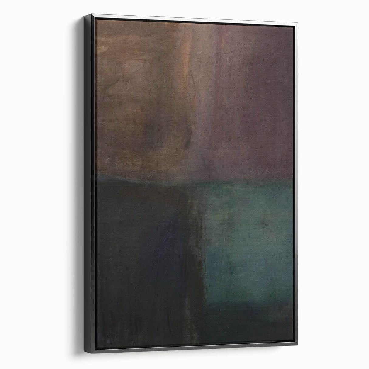 Contemporary Abstract Art – Dark Tones Moody Modern Wall Art