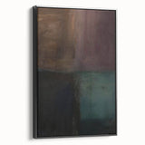 Contemporary Abstract Art – Dark Tones Moody Modern Wall Art