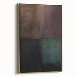 Contemporary Abstract Art – Dark Tones Moody Modern Wall Art