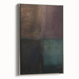 Contemporary Abstract Art – Dark Tones Moody Modern Wall Art