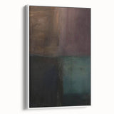Contemporary Abstract Art – Dark Tones Moody Modern Wall Art