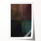Contemporary Abstract Art – Dark Tones Moody Modern Wall Art