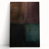 Contemporary Abstract Art – Dark Tones Moody Modern Wall Art