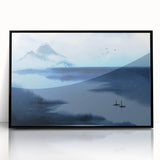 Tranquil Nature Canvas Prints – Misty Mountain Lake Scene