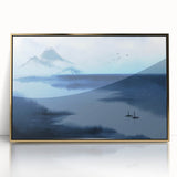 Tranquil Nature Canvas Prints – Misty Mountain Lake Scene