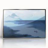 Tranquil Nature Canvas Prints – Misty Mountain Lake Scene