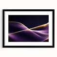 High-End Abstract Canvas Prints – Plum & Gold Luxury Wall Art