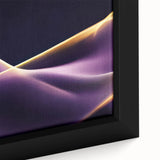 High-End Abstract Canvas Prints – Plum & Gold Luxury Wall Art