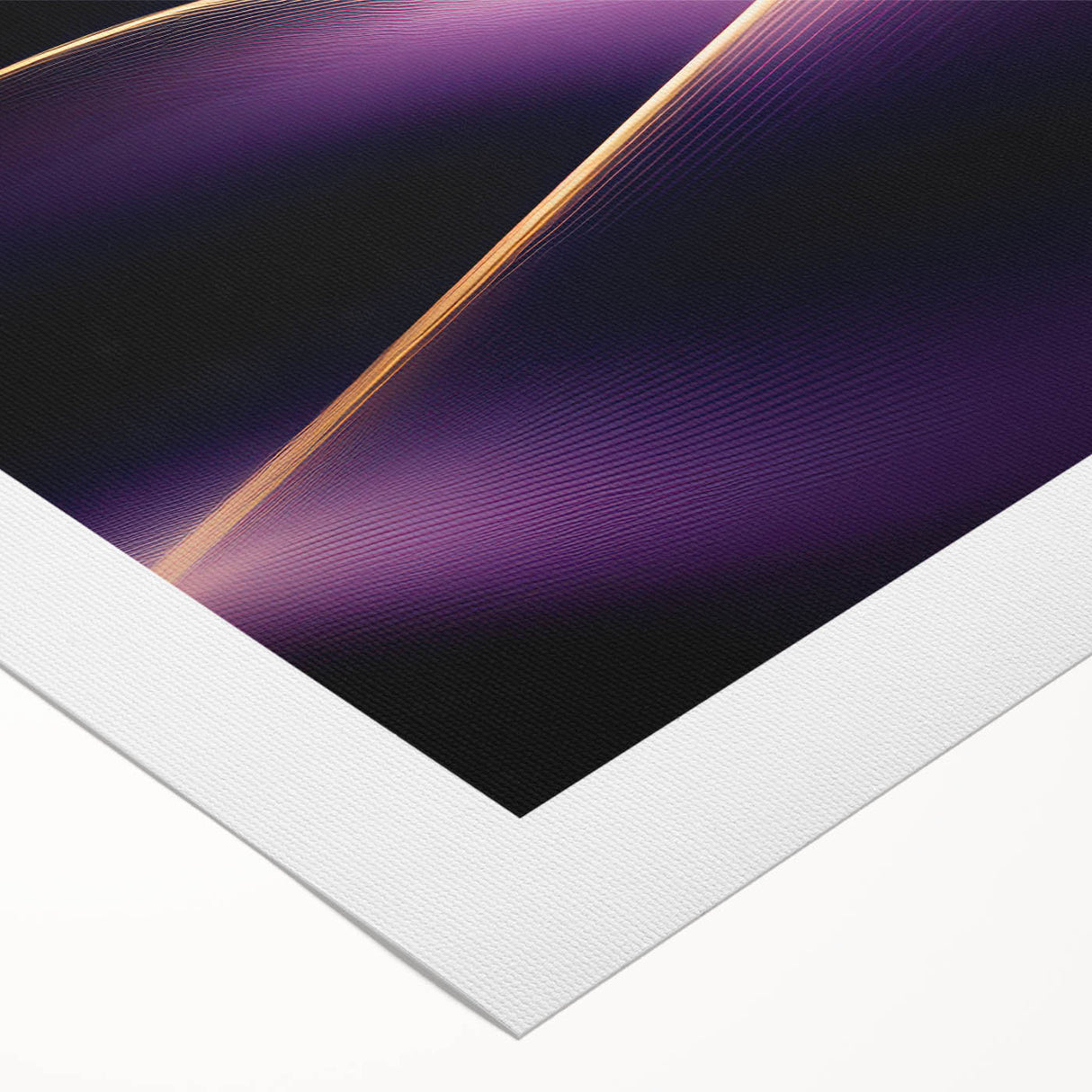 High-End Abstract Canvas Prints – Plum & Gold Luxury Wall Art