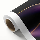 High-End Abstract Canvas Prints – Plum & Gold Luxury Wall Art