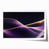High-End Abstract Canvas Prints – Plum & Gold Luxury Wall Art