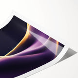 High-End Abstract Canvas Prints – Plum & Gold Luxury Wall Art