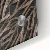 Earthen Harmony Abstracts - Fluid Organic Line Art in Black and Beige