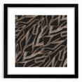 Earthen Harmony Abstracts - Fluid Organic Line Art in Black and Beige