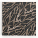 Earthen Harmony Abstracts - Fluid Organic Line Art in Black and Beige