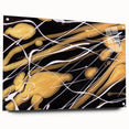 Contemporary Fluid Art Print – Luxurious Abstract Wall Decor