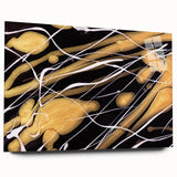 Contemporary Fluid Art Print – Luxurious Abstract Wall Decor