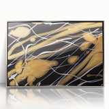 Contemporary Fluid Art Print – Luxurious Abstract Wall Decor