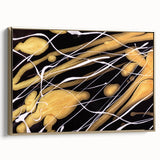 Contemporary Fluid Art Print – Luxurious Abstract Wall Decor