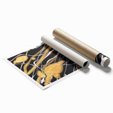 Contemporary Fluid Art Print – Luxurious Abstract Wall Decor