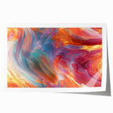 Colorful Abstract Wall Hangings – Swirling Expressionist Texture