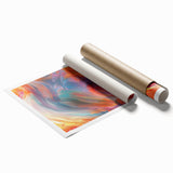 Colorful Abstract Wall Hangings – Swirling Expressionist Texture