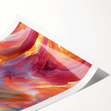 Colorful Abstract Wall Hangings – Swirling Expressionist Texture