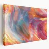 Colorful Abstract Wall Hangings – Swirling Expressionist Texture