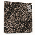 Earthen Harmony Abstracts - Swirling Organic Line Art in Black and Beige