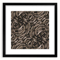 Earthen Harmony Abstracts - Swirling Organic Line Art in Black and Beige