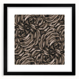 Earthen Harmony Abstracts - Swirling Organic Line Art in Black and Beige
