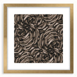 Earthen Harmony Abstracts - Swirling Organic Line Art in Black and Beige