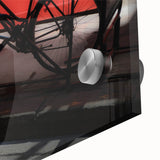 Bicycle in Shadows - Fine Art Photography Metal Prints