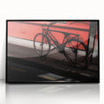 Bicycle in Shadows - Fine Art Photography Metal Prints